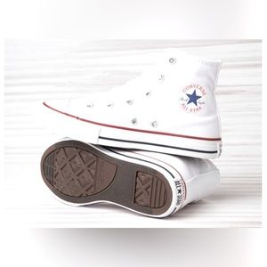 HIGHTOP WHITE CONVERSE (M8/W10)